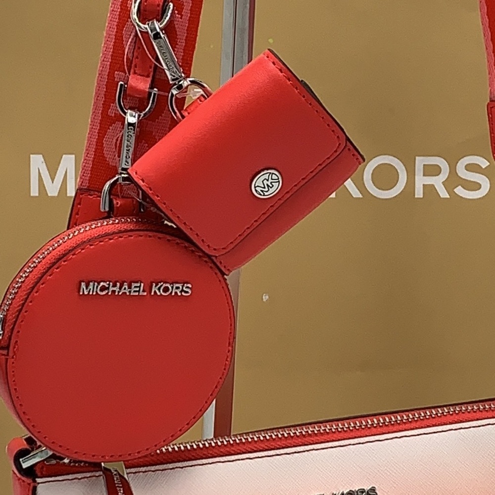 MICHAEL KORS SMALL XBODY SHOULDER BAG W TECH CORAL REEF MULTI COLOR - Picture 7 of 16